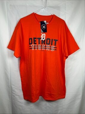 CSA Detroit Tigers Orange T-Shirt Men’s XL NWT Graphic Tee